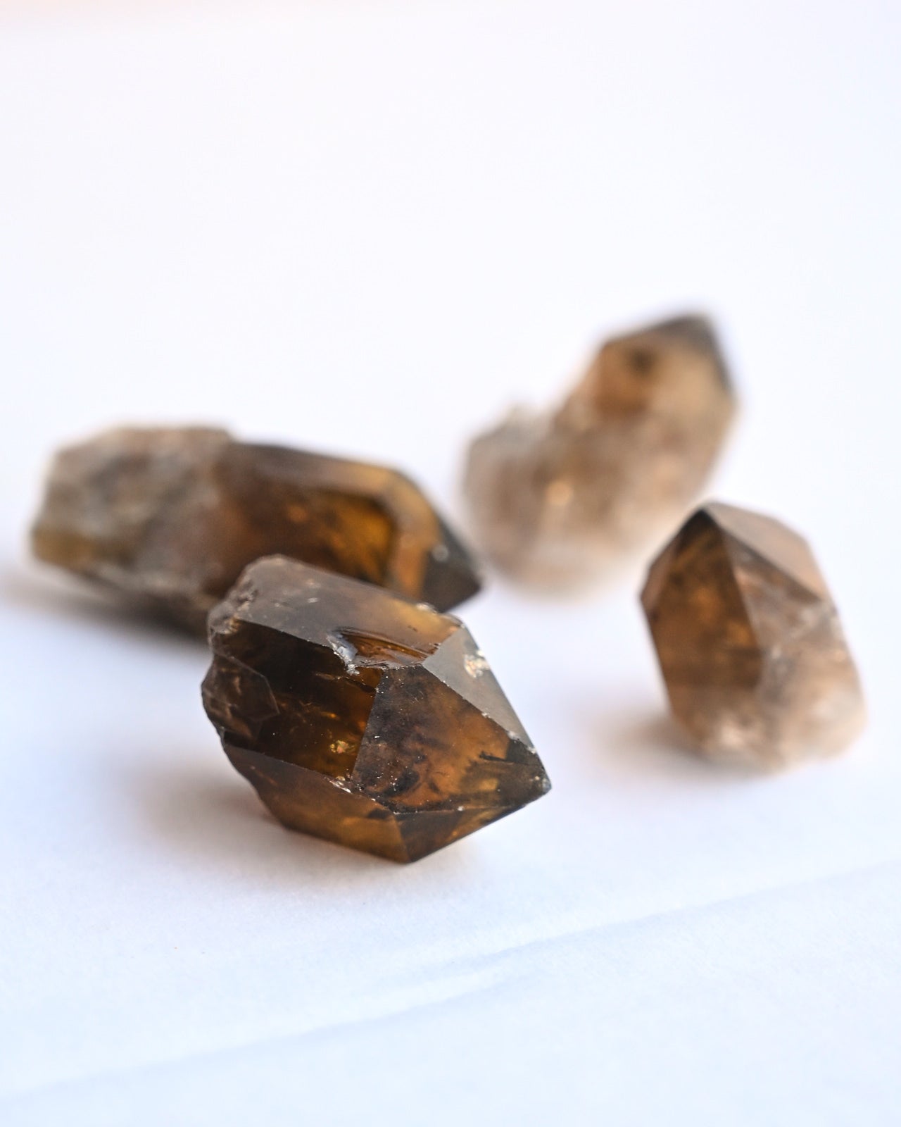 Mini Smoky Elestial Citrine Point