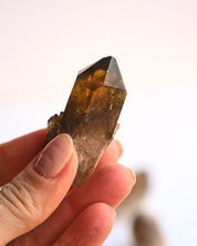 Mini Smoky Elestial Citrine Point