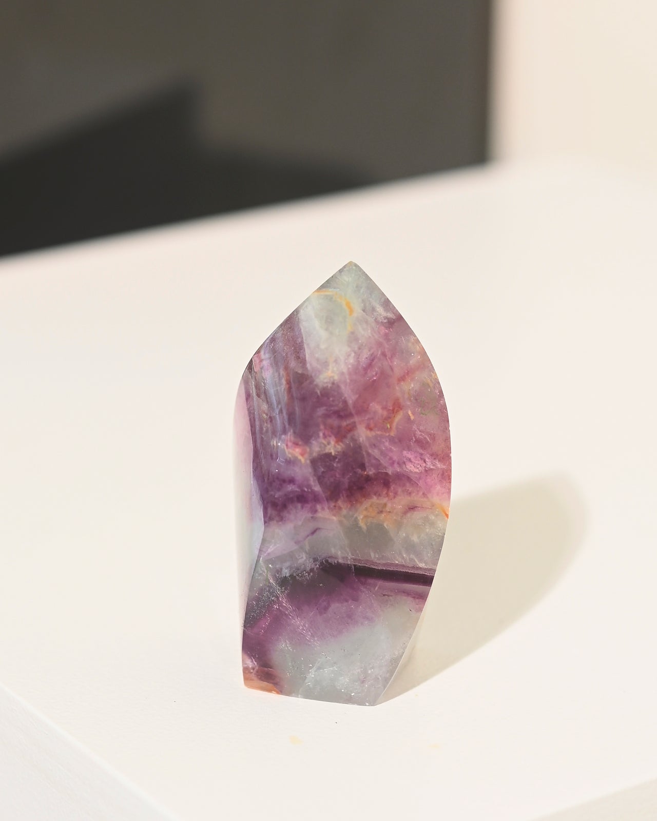 Rainbow Fluorite Flame 3 inch