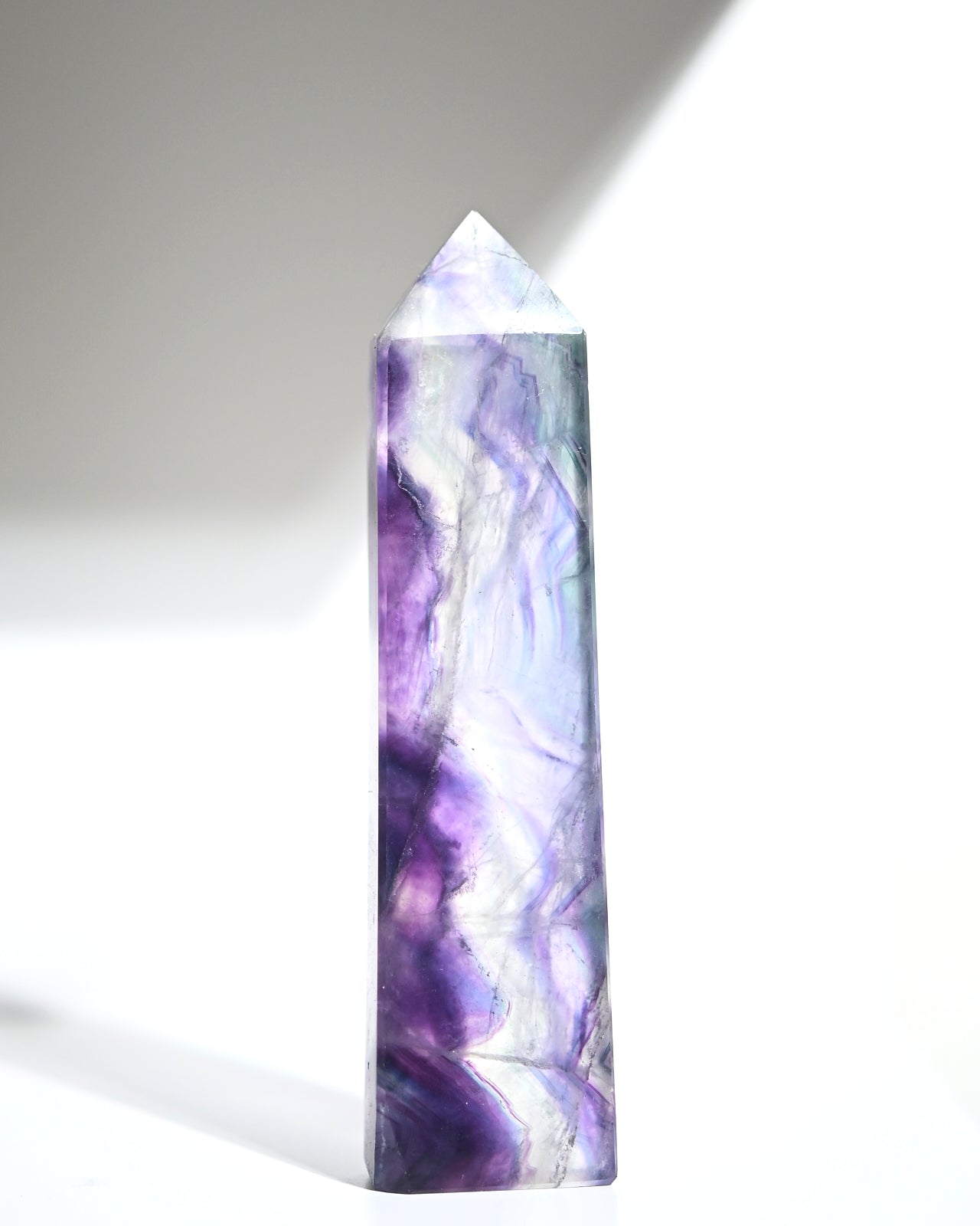 Rainbow Fluorite Tower 6 inch