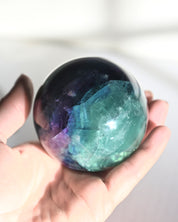 Fluorite Crystal Sphere  2.7in