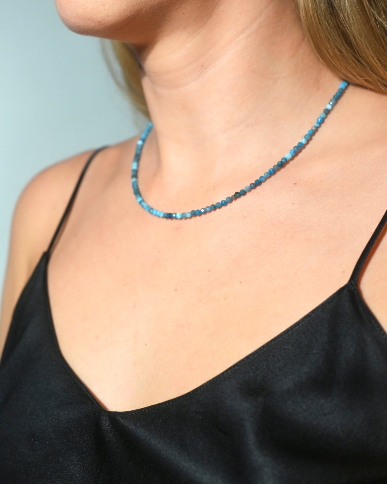 blue apatite crystal jewelry