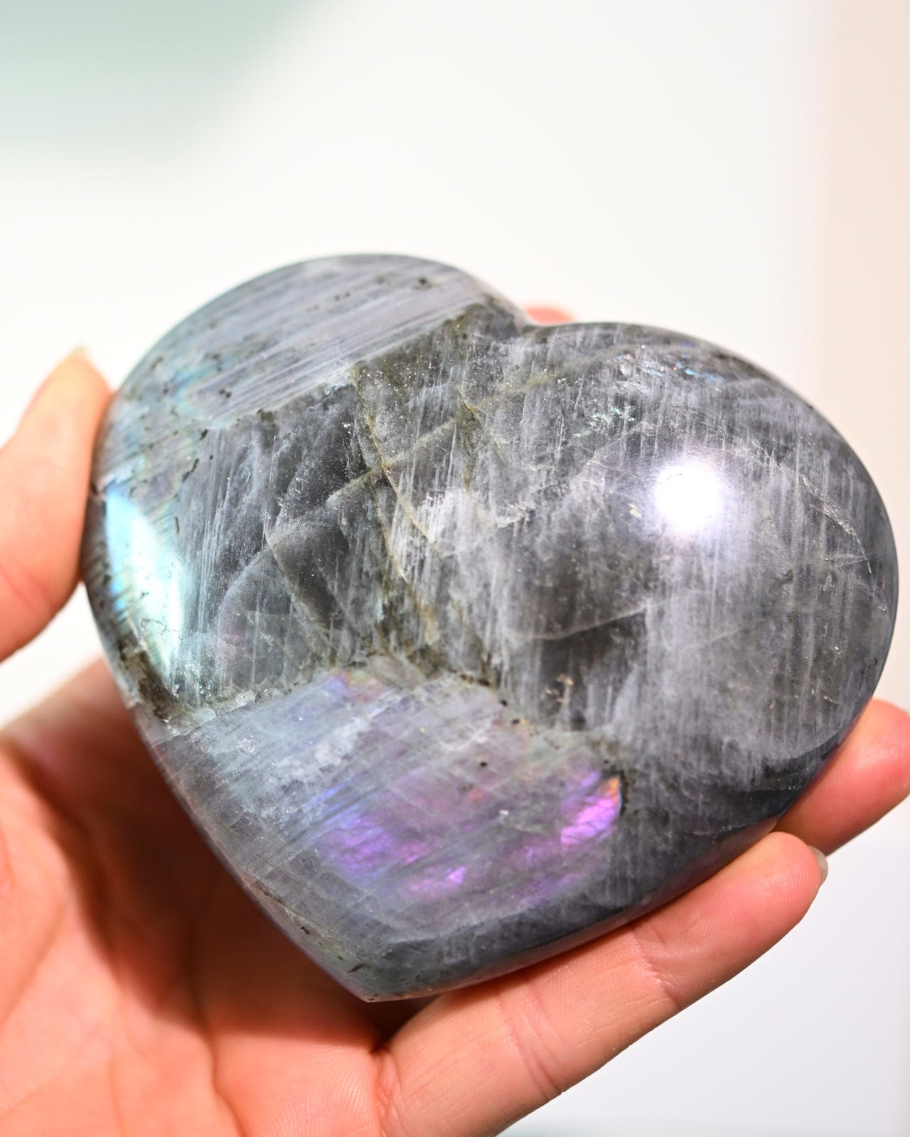 Labradorite Heart 3.5in