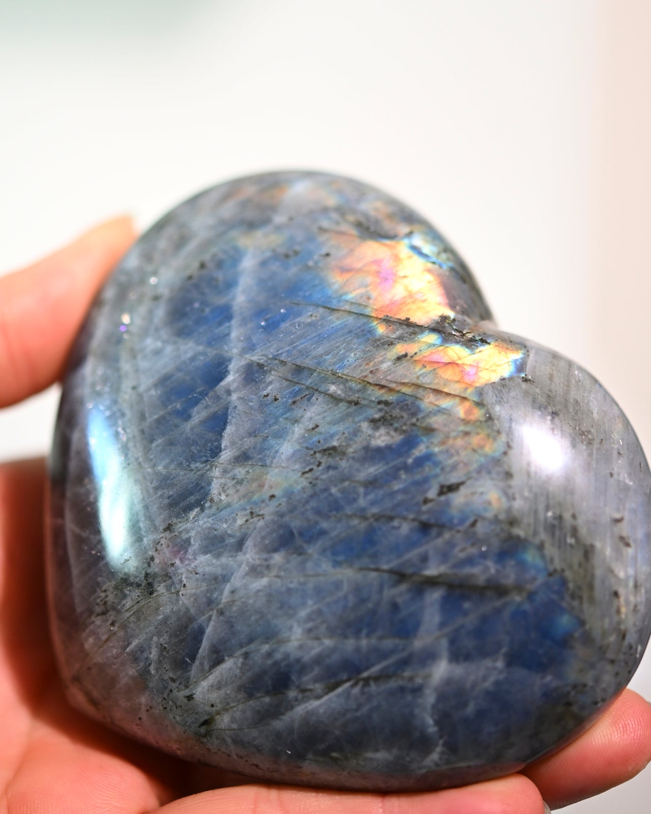 Labradorite Heart 3.5in