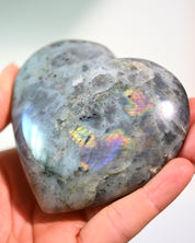 Labradorite Heart 3.in