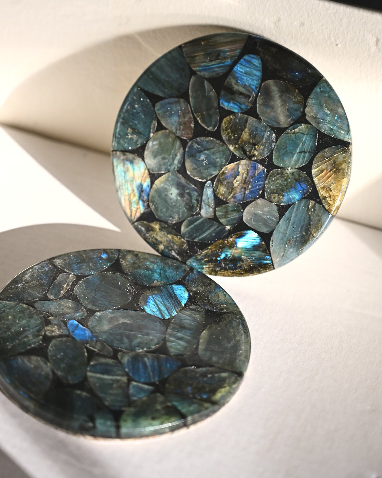 Labradorite Coaster Set