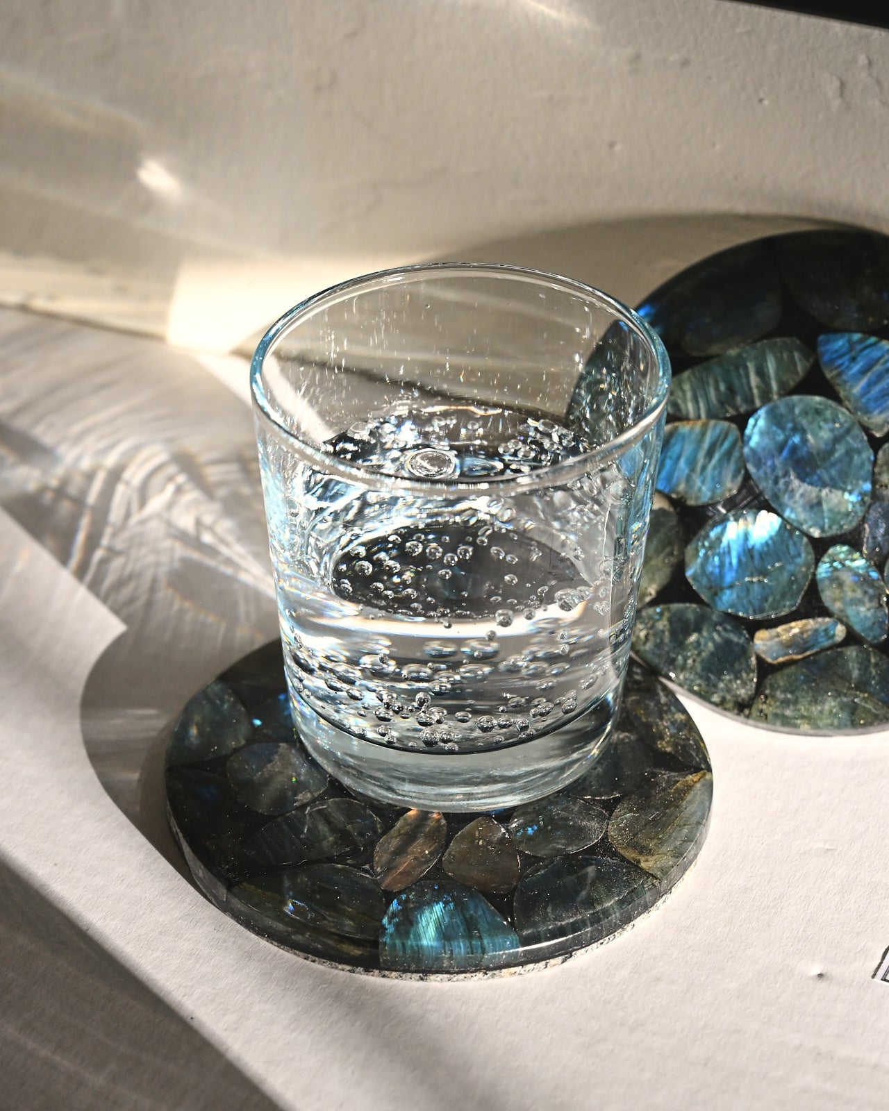 Labradorite Coaster Set