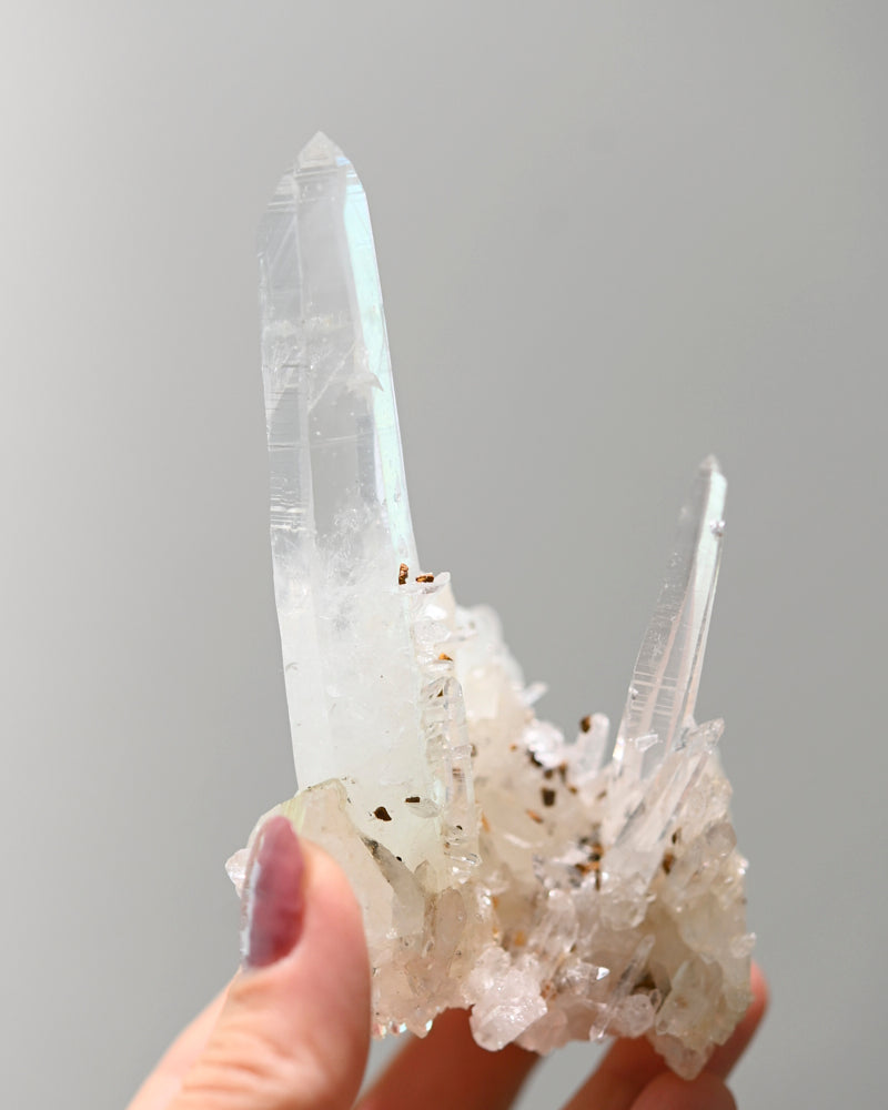 Lemurian Quartz Cluster 4 inch