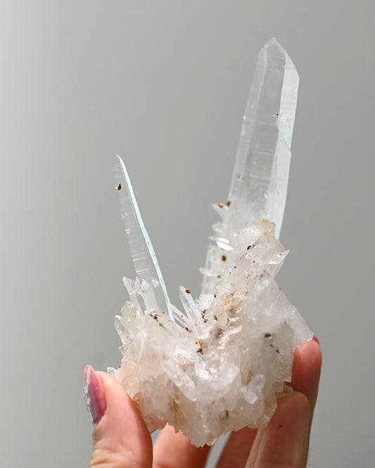 Lemurian Quartz Cluster 4 inch