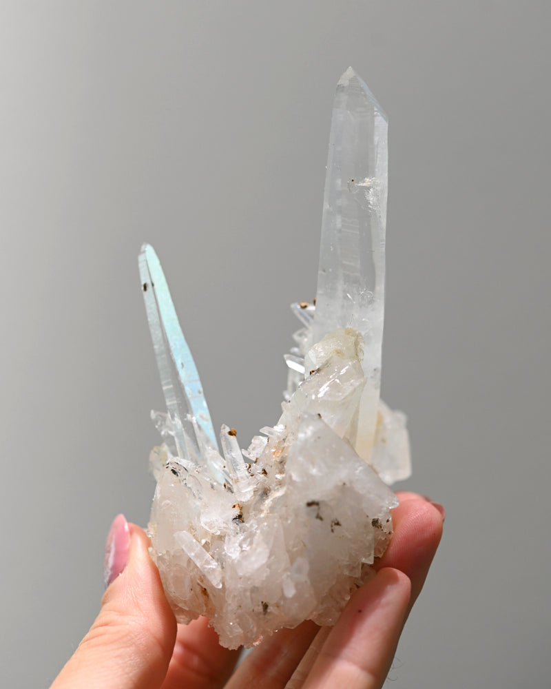 Lemurian Quartz Cluster 4 inch