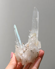 Lemurian Quartz Cluster 4 inch