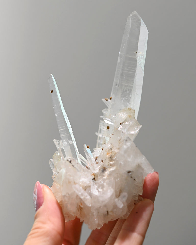 Lemurian Quartz Cluster 4 inch