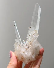 Lemurian Quartz Cluster 4 inch