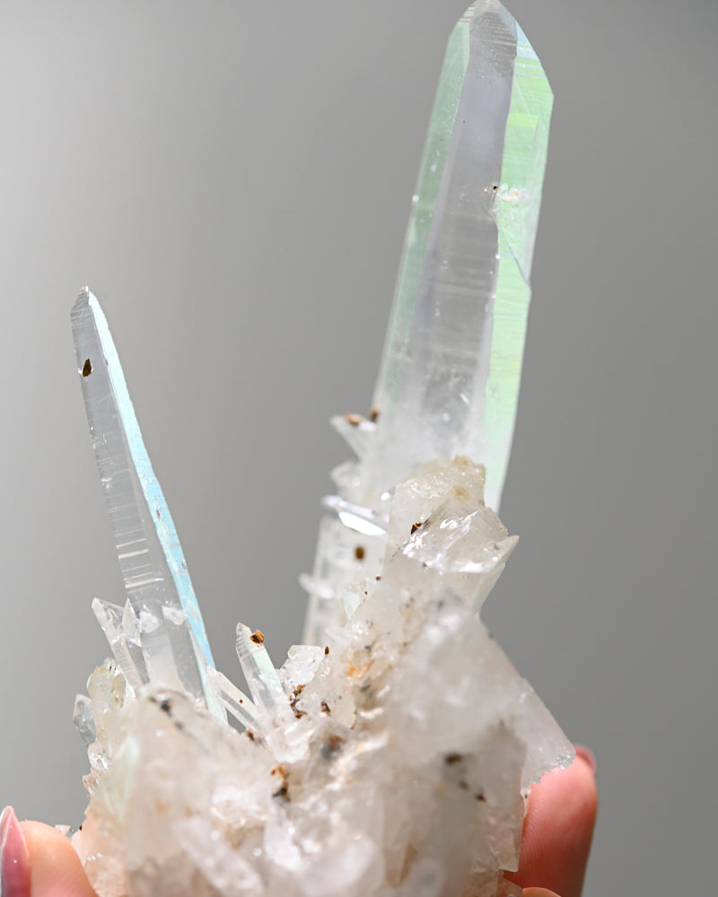 Lemurian Quartz Cluster 4 inch