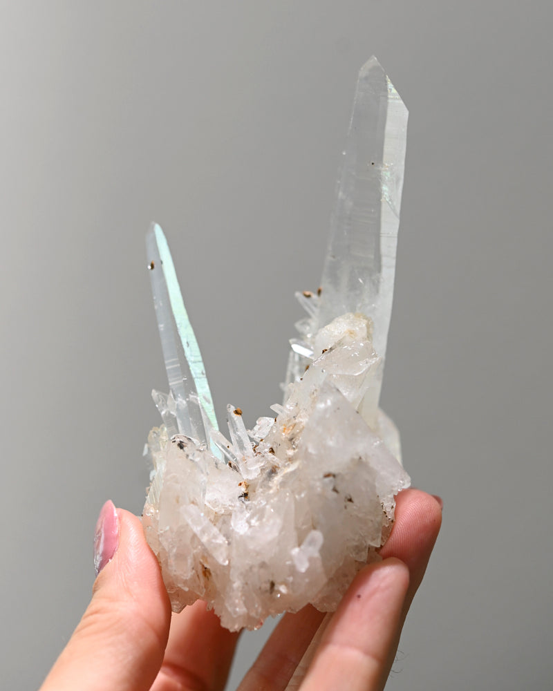 Lemurian Quartz Cluster 4 inch