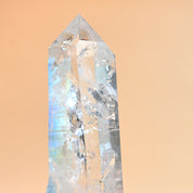 rare big lemurian quartz crystal 