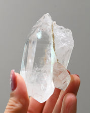 Double terminated Lemurian Quartz Cluster