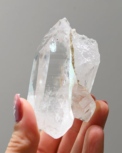 Double terminated Lemurian Quartz Cluster