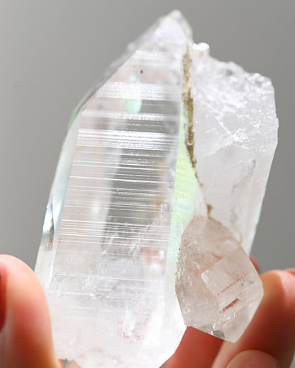 Double terminated Lemurian Quartz Cluster