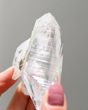 Double terminated Lemurian Quartz Cluster