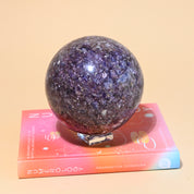 Lepidolite Crystal Sphere 