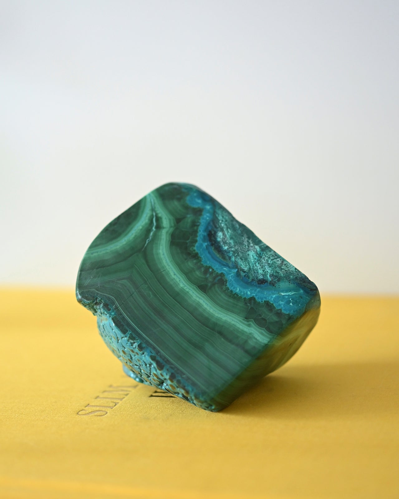 Chrysocolla Malachite freeform 3in