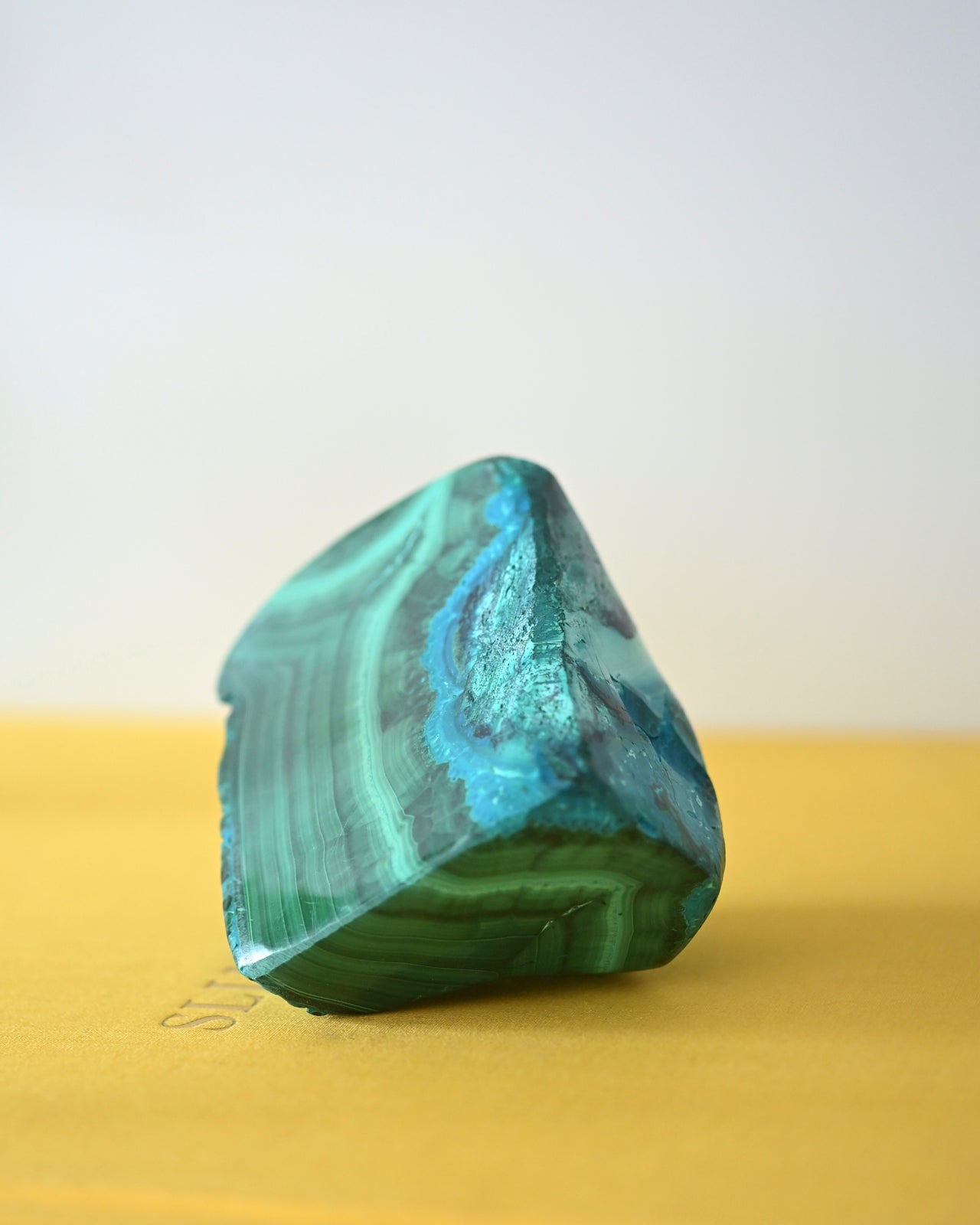 Chrysocolla Malachite freeform 3in