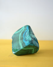 Chrysocolla Malachite freeform 3in