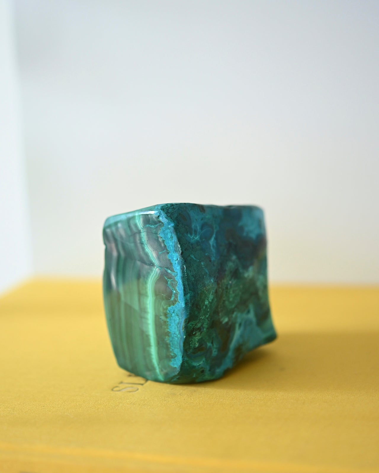 Chrysocolla Malachite freeform 4 inch