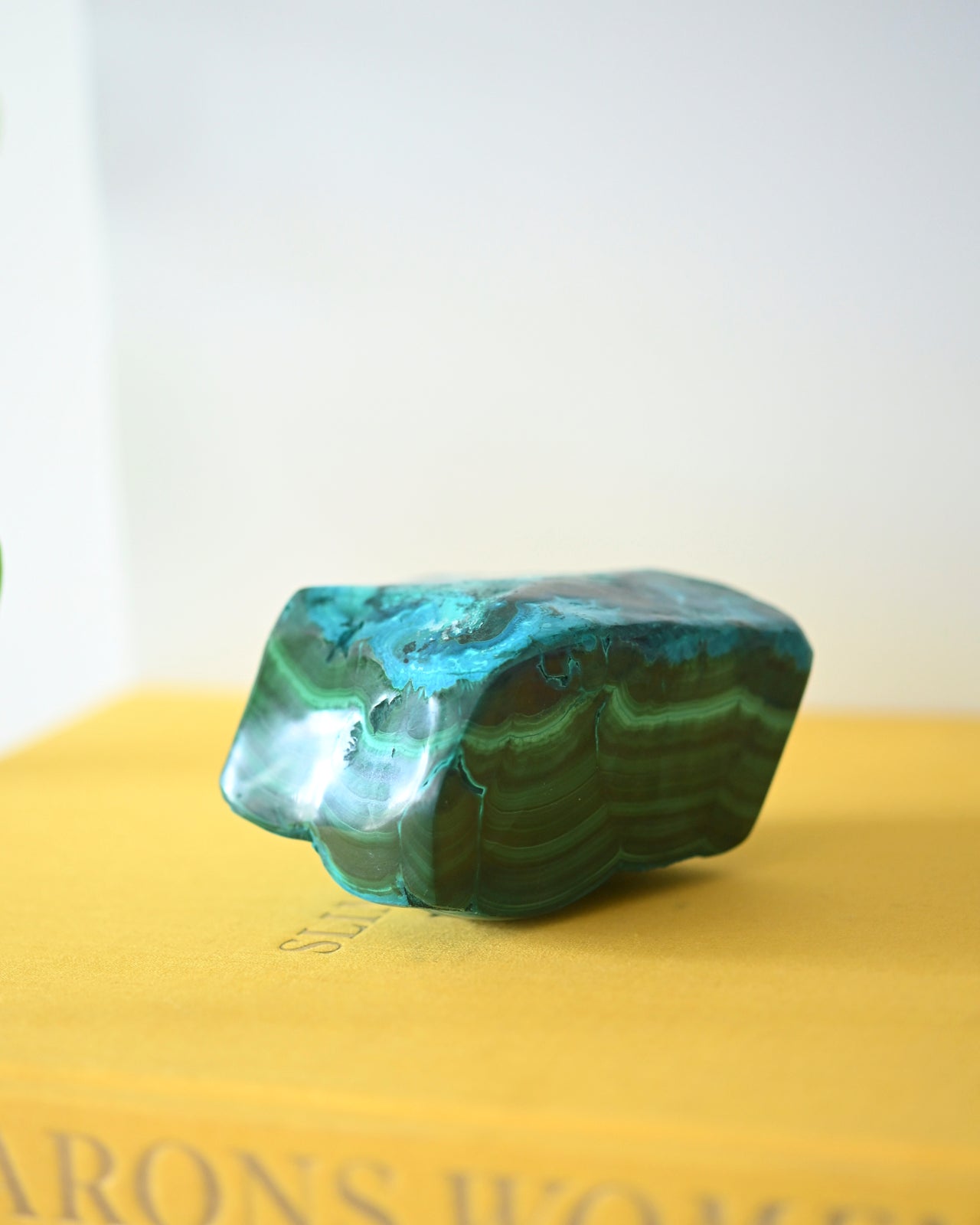 Chrysocolla Malachite freeform 4 inch