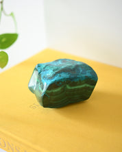 Chrysocolla Malachite freeform 4 inch