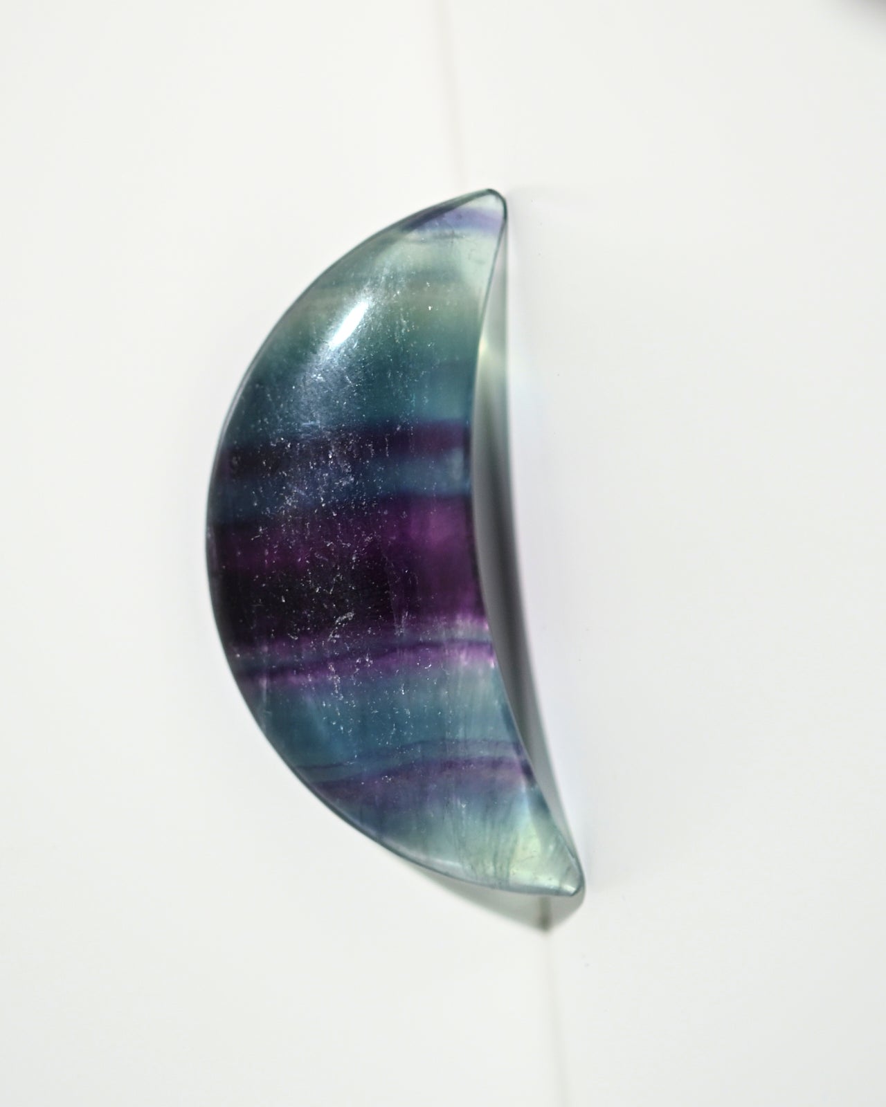 Mini Rainbow Fluorite Moon