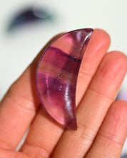 Mini Rainbow Fluorite Moon