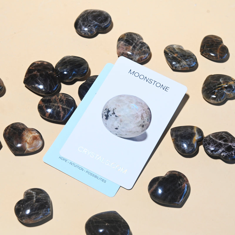 black moonstone crystal