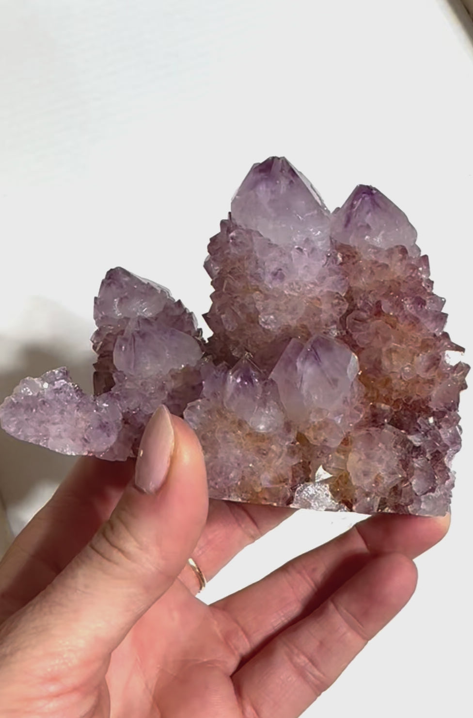 Red Amethyst Spirit Cactus Quartz