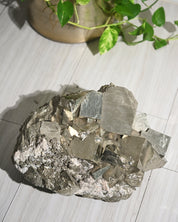 92lb Massive Pyrite Statement Cluster