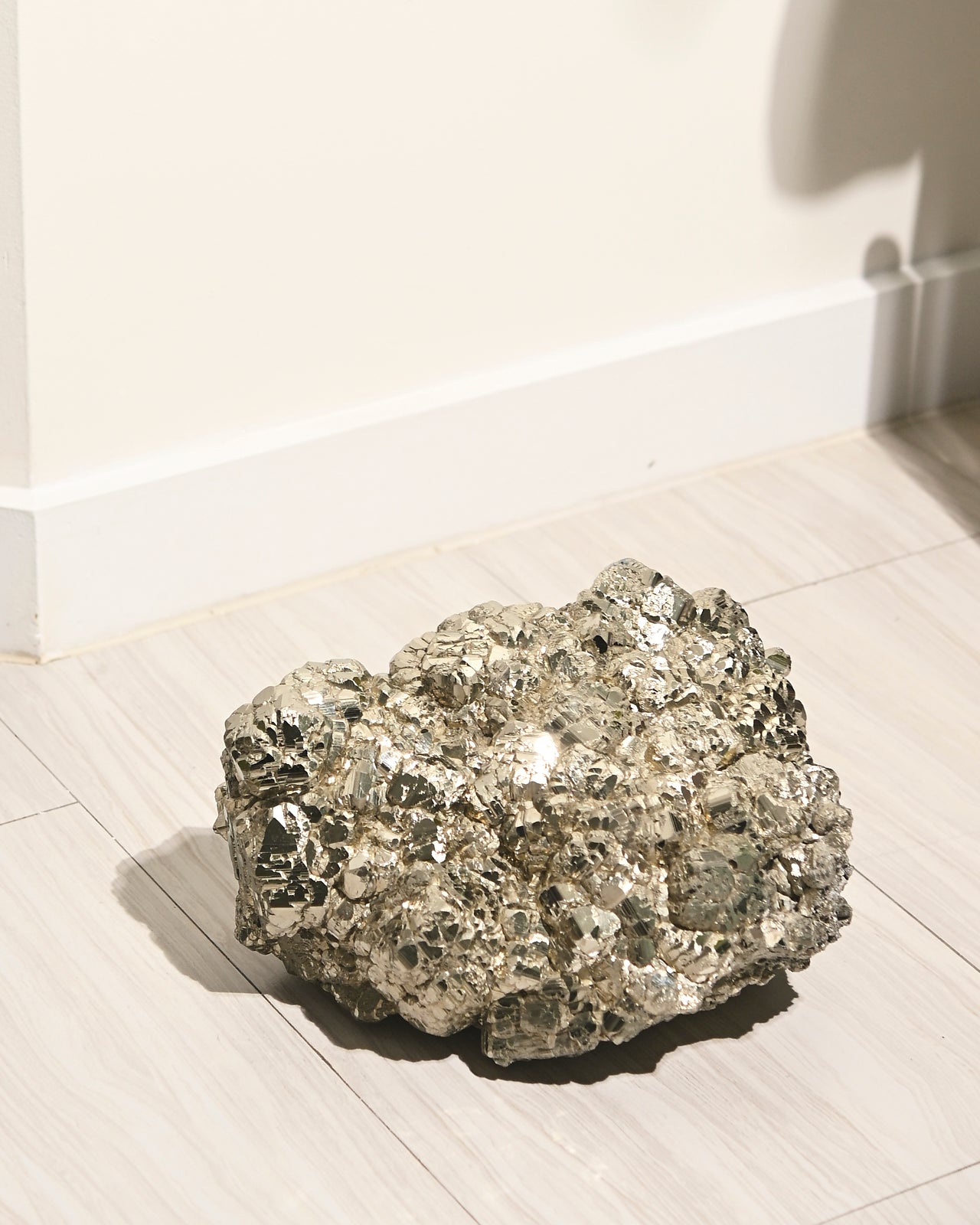 44lb Massive Pyrite Statement Cluster