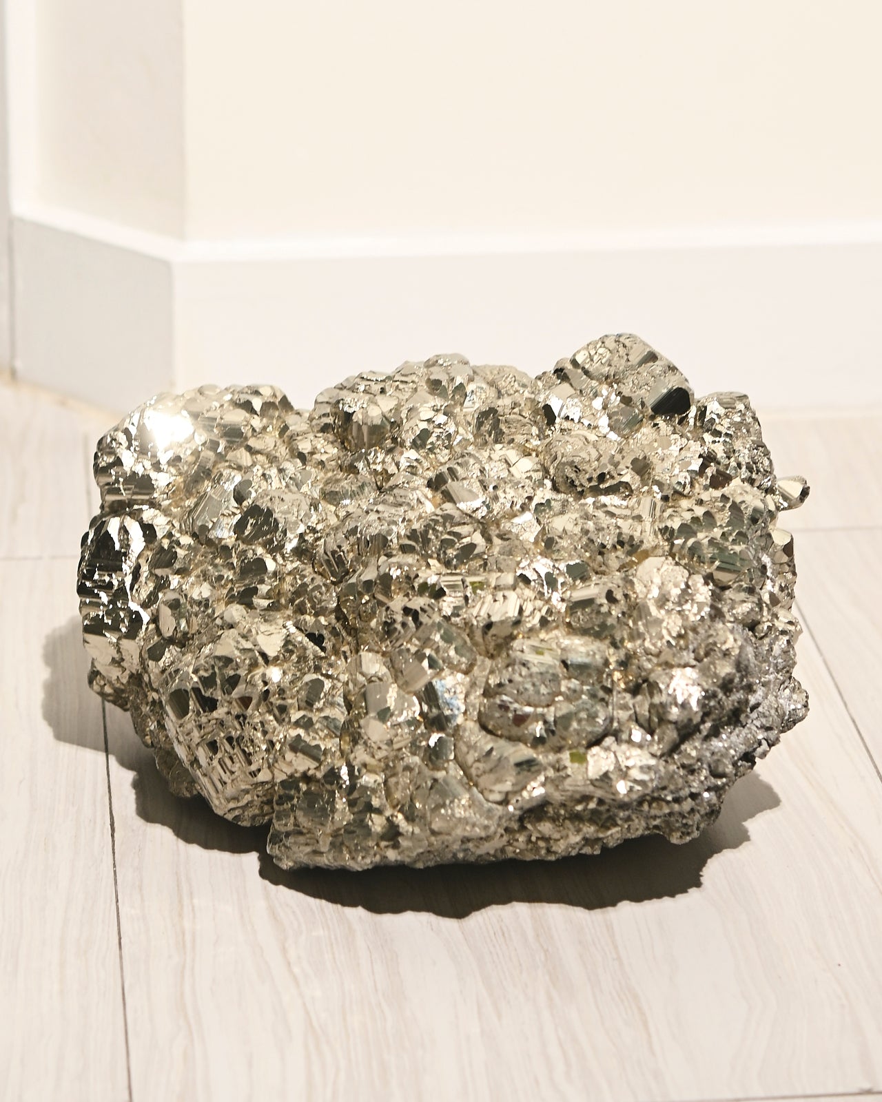 44lb Massive Pyrite Statement Cluster