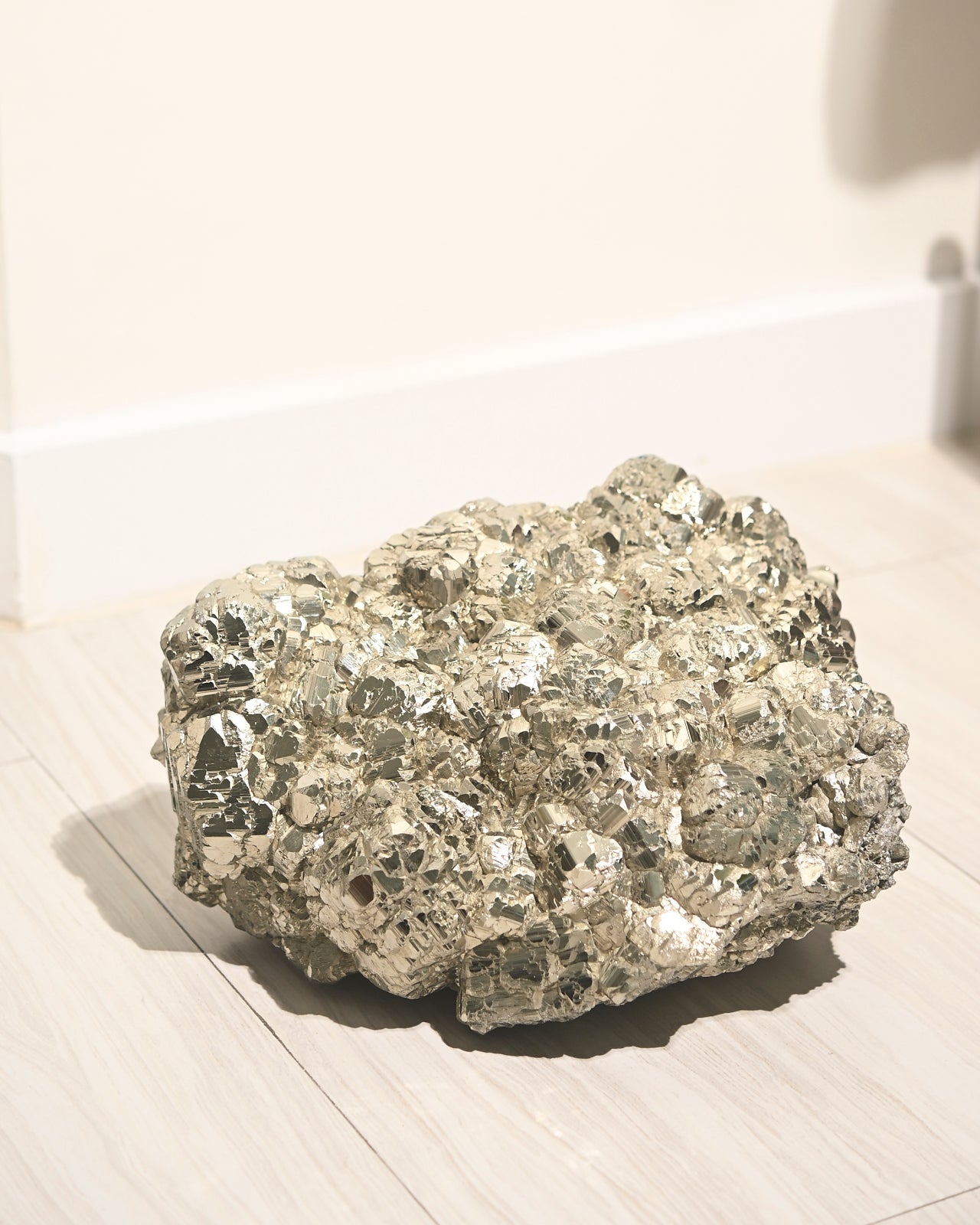 44lb Massive Pyrite Statement Cluster