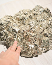 44lb Massive Pyrite Statement Cluster