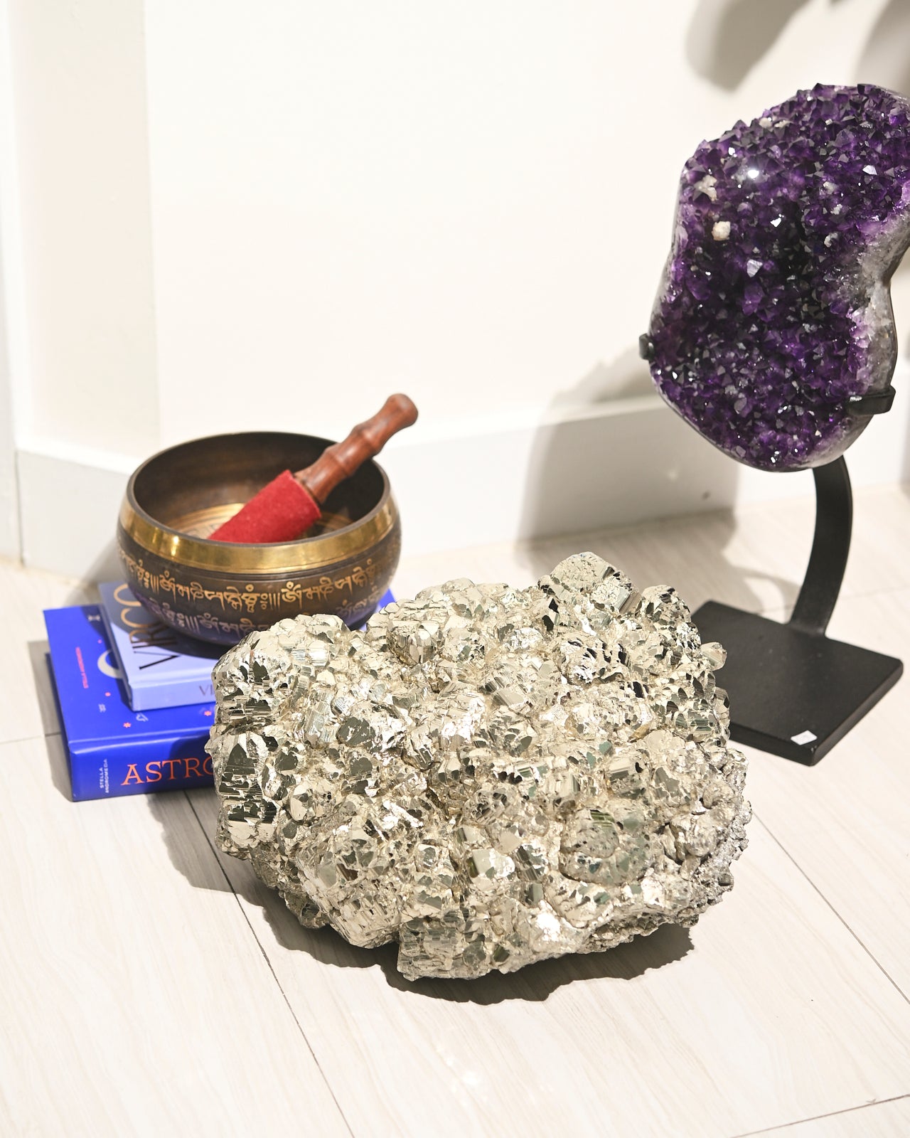 44lb Massive Pyrite Statement Cluster