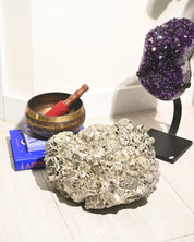 44lb Massive Pyrite Statement Cluster