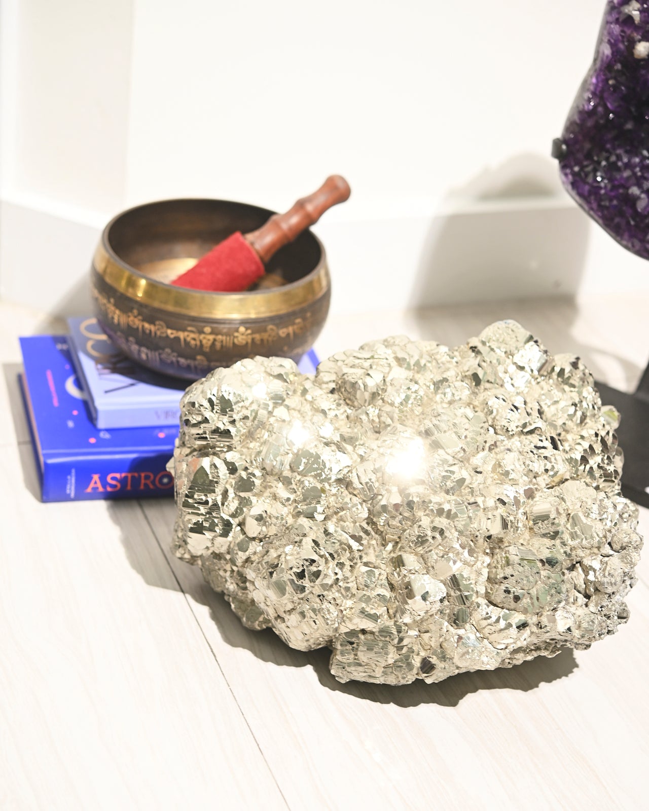 44lb Massive Pyrite Statement Cluster