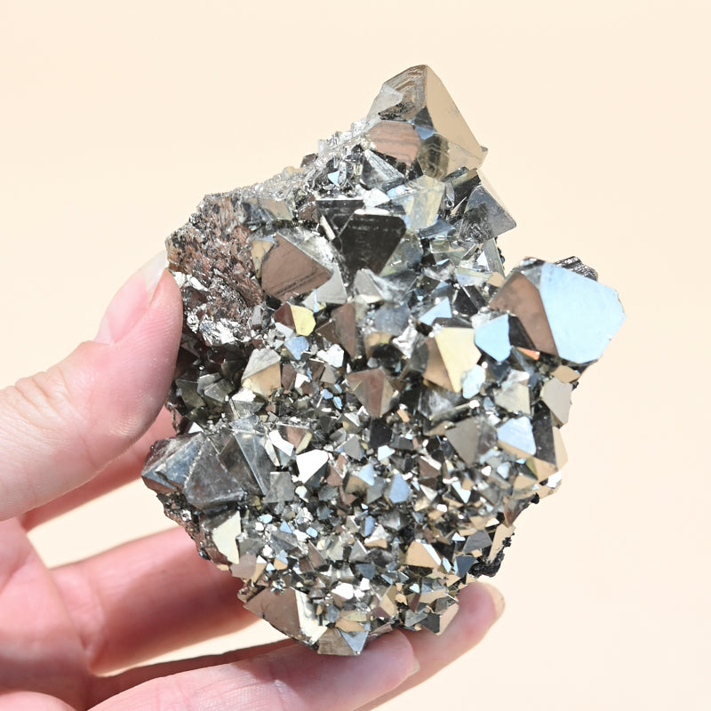 Triangle Pyrite Cluster 3 inch