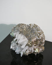 XL Pyrite w Quartz Cluster 7lbs