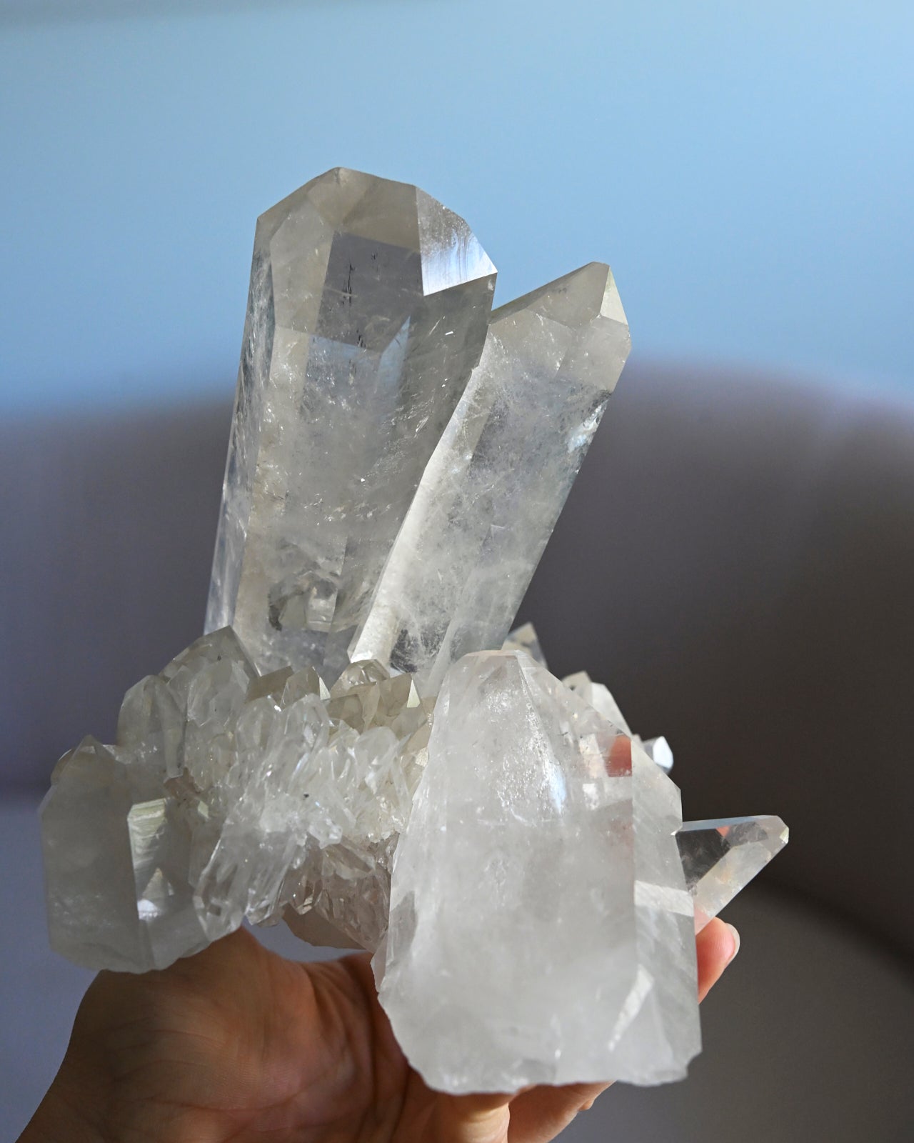 Twin Quartz Cluster 3lbs