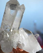 Twin Quartz Cluster 3lbs