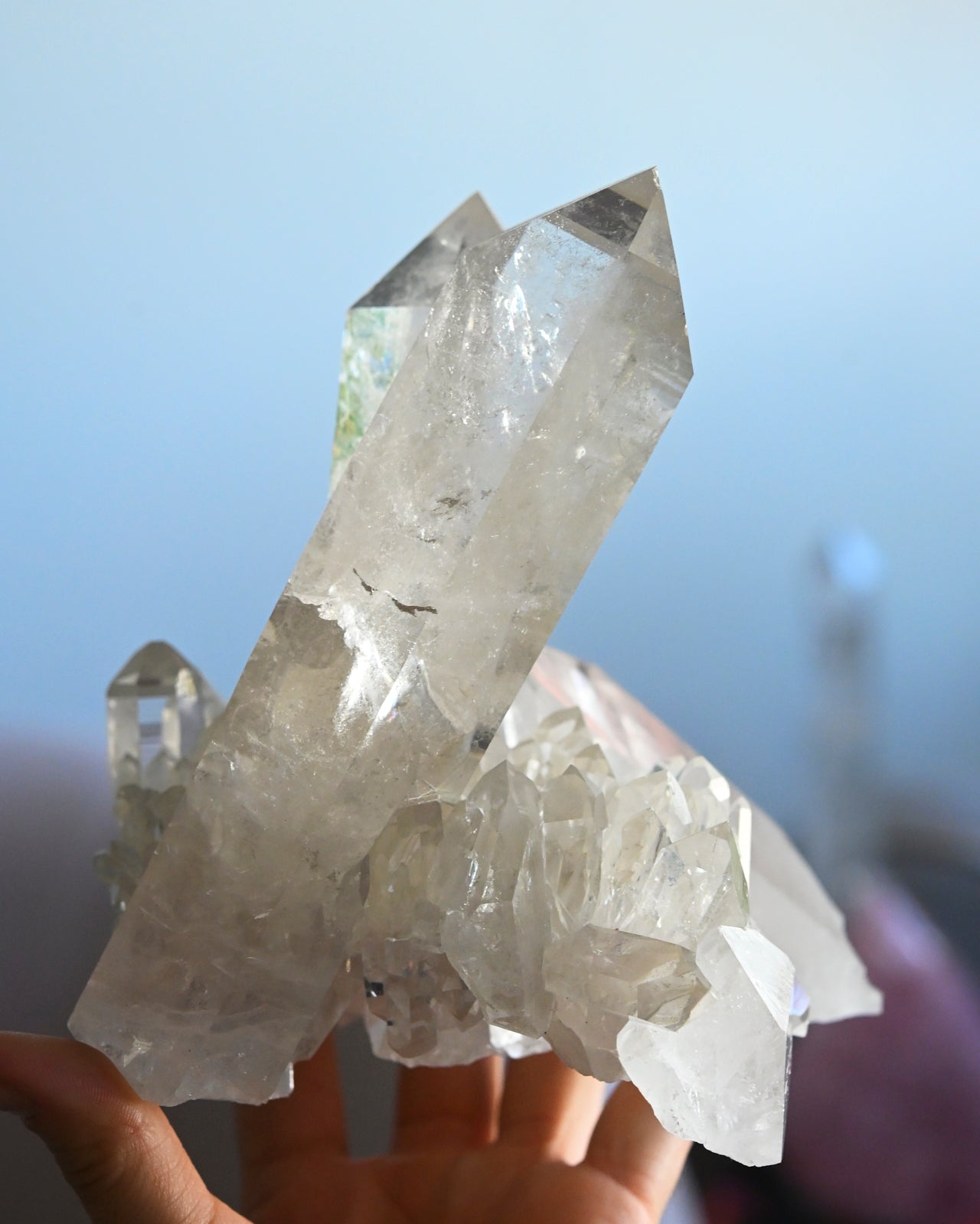 Twin Quartz Cluster 3lbs