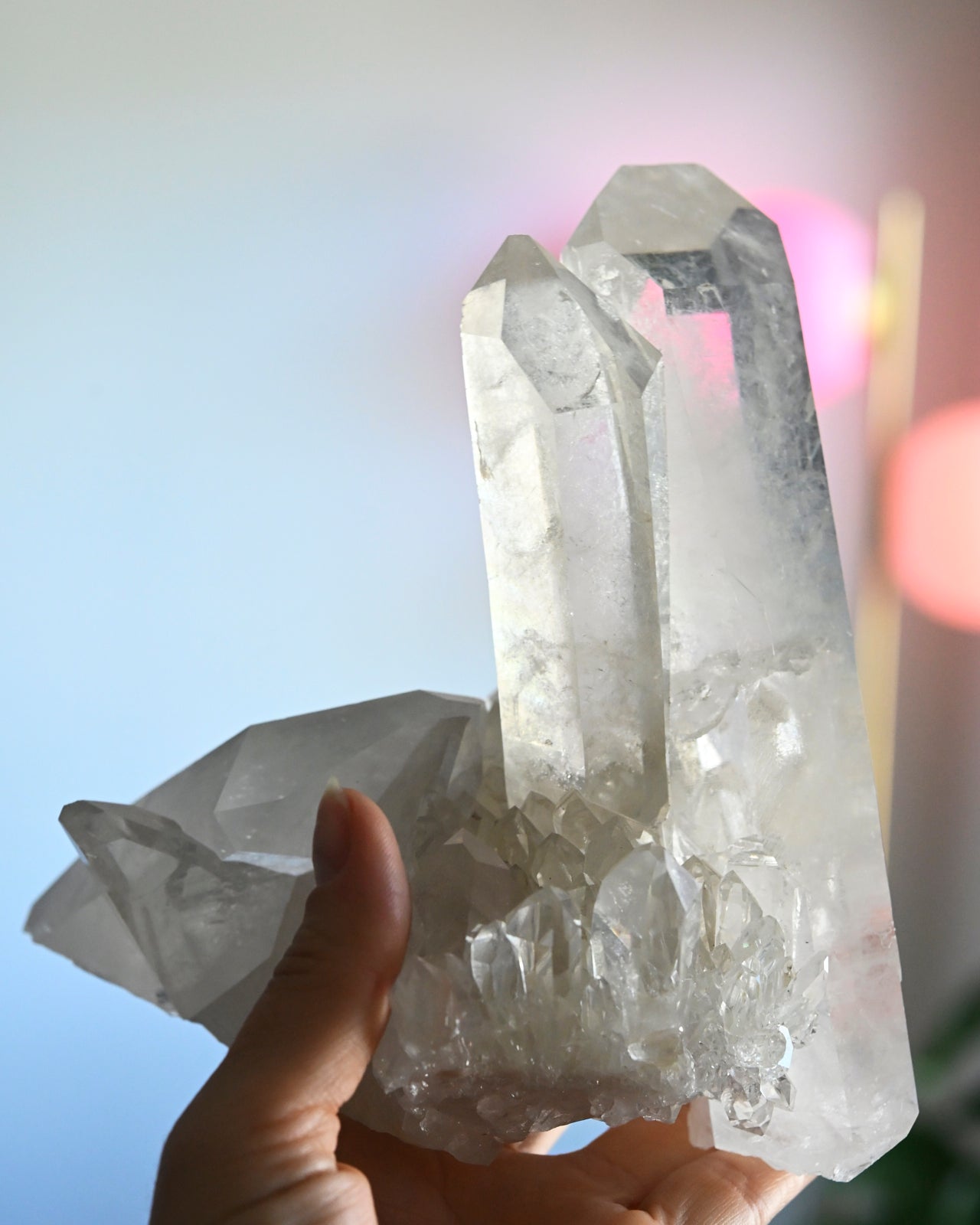 Twin Quartz Cluster 3lbs