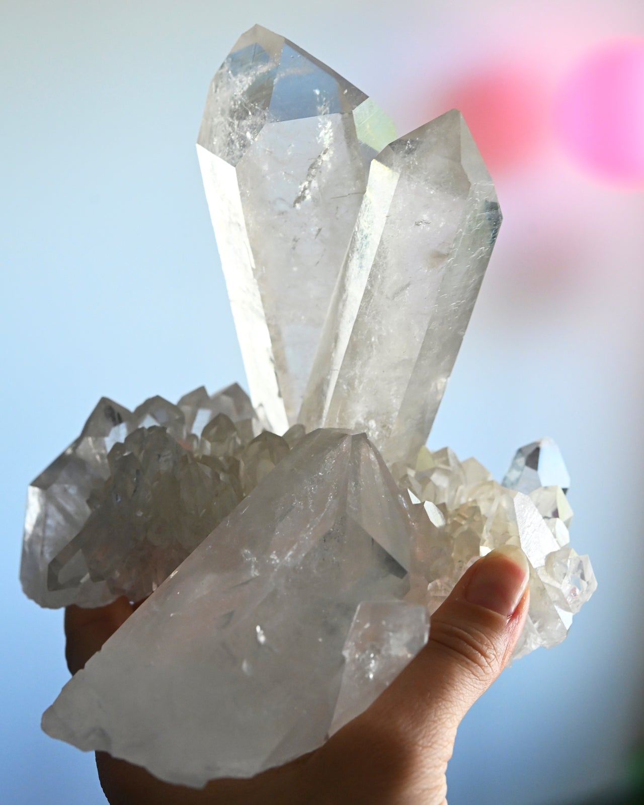 Twin Quartz Cluster 3lbs